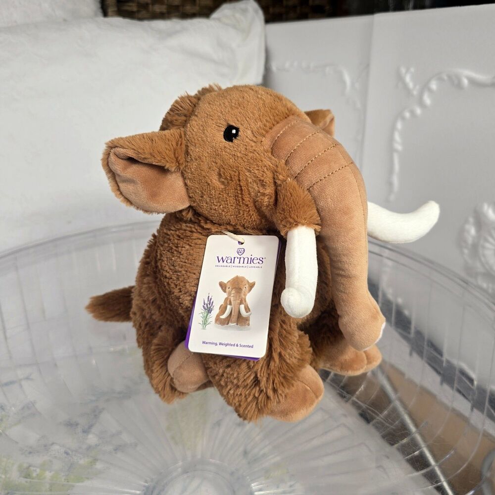 Intelex Warmies® Microwavable Plush Wooly Mammoth w/TAG